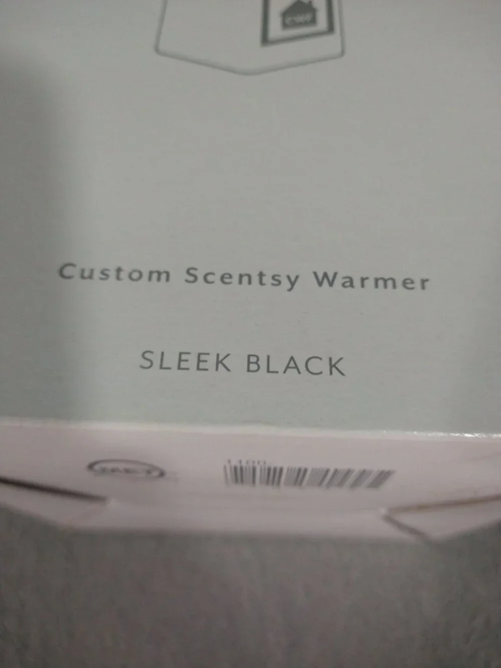 Scentsy Warmer Sleek Black Candle Wax Scent Custom Frame Discontinued Retired
